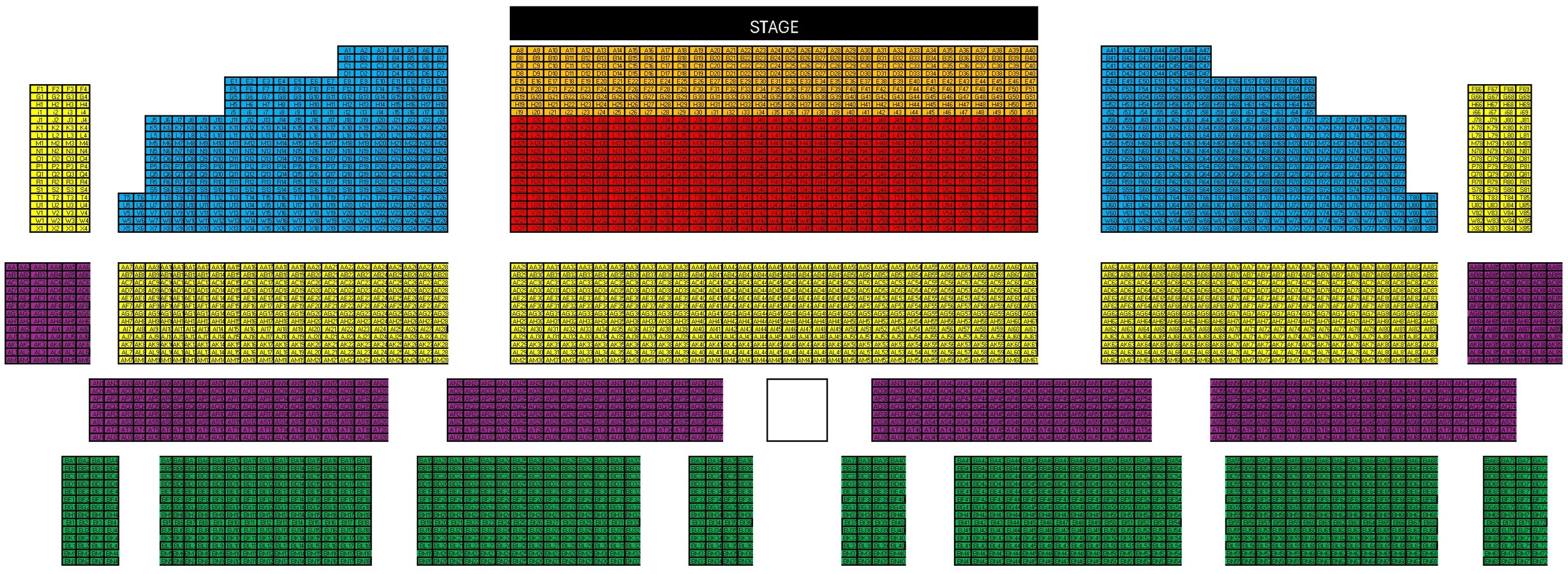SVICC Pailles Seat Plan